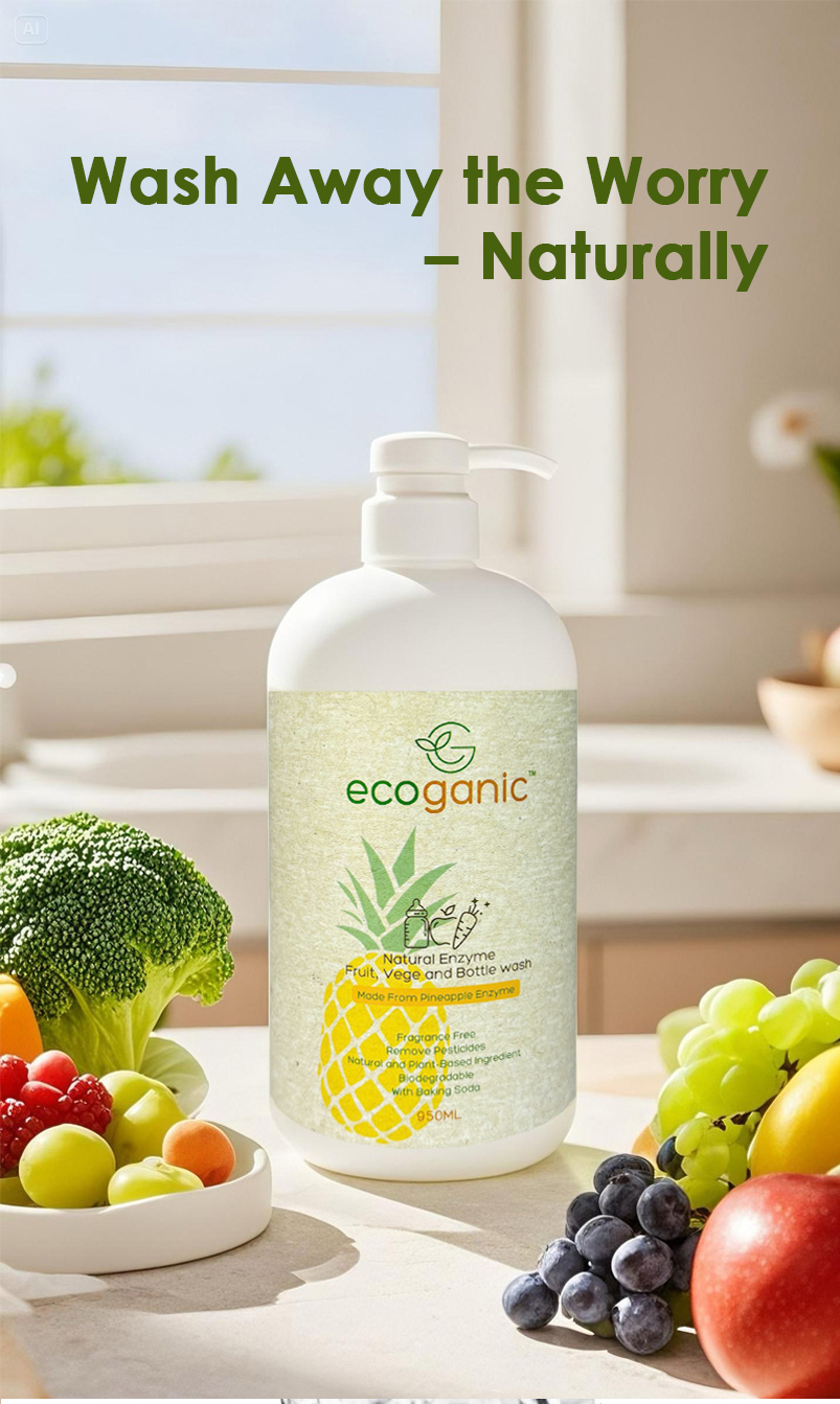 Family Combo- Ecoganic Family pack -detergent, dishwash, handwash and vege&bottle - Image 3